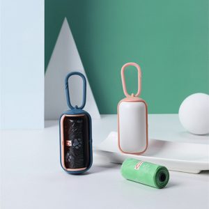Portable Cats Dogs Garbage Bag Holder Pet Poop Bags Carrier Dispenser
