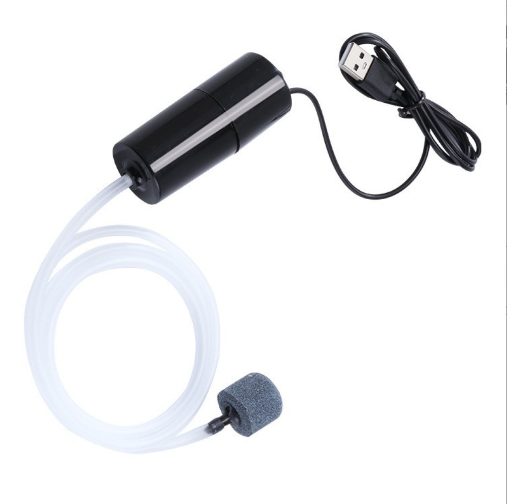USB Portable Fish Tank Oxygenation Pump, Small USB Oxygen Pump, Ultra-quiet Fishing Oxygenation Machine